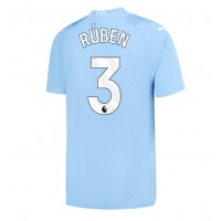 Koszulka piłkarska Manchester City Ruben Dias #3 Strój Domowy 2023-24 tanio Krótki Rękaw